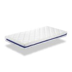 Matelas mousse respirante 70x190 hermes epaisseur 11 cm dehoussable ergonomique et adaptable