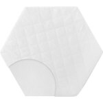 Matelas de parc bb hexagonal - roba - dhoussable - 97x112 cm - epaisseur 4 cm