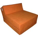 Matelas chauffeuse lit fauteuil futon pliable pliant 160x60x12 cm - natalia spzoo - orange - mousse - ... Matelas chauffeuse lit fauteuil futon pliable pliant 160x60x12 cm - natalia spzoo - orange - mousse - ...