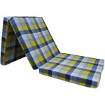 Matelas 195x65x8 cm lit futon pliable pliant 65x195 cm epaisseur 8 cm choix des couleurs ( 001)