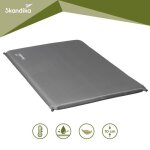 Matelas pneumatique autogonflant de camping double 2 personnes - skandika easy double - 198x130 cm - ...