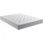 Matelas ressorts ensachs simmons easy - ferme - 140x190 cm - blanc