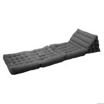 Matelas de sol modulaire 1 place en polyur�thane gris fonc�