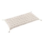 Matelas de sol avec pompons d�perlant - anti - uv outdoor kala en coton 60 x 120 cm leffet papillon