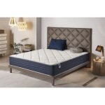 Matelas supravisco 160x200 en mousse � m�moire carbone active latex�7 zones - antistress - ind�pendance ...