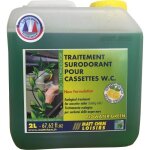 Traitement surodorant pour cassettes wc biowater green
