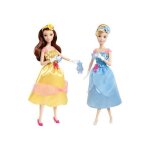 Mattel - poupees cendrillon et belle lheure du the