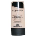 Fond de teint - max factor - lasting performance - 35ml - teinte 106 natural beige - tous types de peau ...