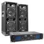 Enceinte passive - max - max26 - 2x6 pouces - amplificateur spl700 - 700w