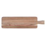 Maxi planche apritive - livoo - mes151 - bois acacia fsc - 75 x 195 cm - pieds en bois