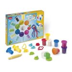 Maxi set de pte  modeler maped pat dough - 20 pots de 56g et 12 accessoires de dcoupe & moulage - ...