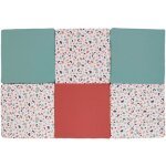 Maxi tapis dveil malin - tineo - tapis volutif 5 - en - 1 - 180 x 120 cm - gomtrique / animaux rigolos ...
