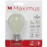 Maximus milky led dimmable standard e27 8w 1055lm chaud boite