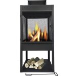 Maxxgarden brasero artemis Ø45x100 cm - cheminée de jardin - poêle de jardin au bois - noir Maxxgarden brasero artemis Ø45x100 cm - cheminée de jardin - poêle de jardin au bois - noir