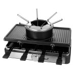 Appareil à raclette - maxxhome - gourmet set - 8 personnes - Électrique - noir Appareil à raclette - maxxhome - gourmet set - 8 personnes - Électrique - noir