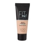 Fond de teint - maybelline - fit me - 122 beige cr�me - matifiant - 30 ml