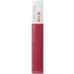Rouge � l�vres - maybelline - may sstay matte ink - 80 ruler - bordeaux - fini mat velout�