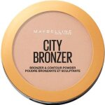 Poudre bronzante - maybelline - city bronzer 250 medium fonc� - 8g - fini mat - pour tous types de peau ...