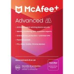 Antivirus - mcafee - mcafee + advanced familial 2026 - appareils illimit�s - 1 an
