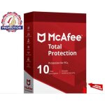 Logiciel de s�curit� - mcafee - total protection 2022 - cl� globale - 1 pc - 10 ans