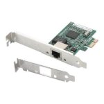 Mcl samar carte pci express gigabit ethernet rj45 10 / 100 / 1000 (normal + lp)