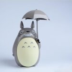 Mcsays lampe  poser led lampe de chevet totoro accessoire chambre rechargeable enfant gris