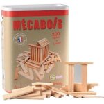 M�cabois - baril de 200 planchettes en bois - jeux de constructions - fabriqu� en france