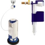 M�canisme wc sas poussoir 3 / 6l compact 3v102 avec rob. flotteur nf
