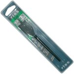 M�che � bois plate - riss - diam�tre 18 mm - double aff�tage - queue carr�e - pointe de centrage