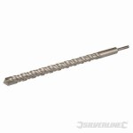 Mche  maonnerie sds - plus 30 x 460 mm silverline - carbure de tungstne - pour bton brique et pierre ...