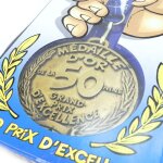 Mdaille dor les tresors de lily - 50 ans - femme - jaune