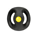 M�decine ball � double poign�es sportifrance - noir - 4kg