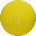 M�decine ball souple gonflable sportifrance - jaune - 1kg - 5kg