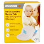 Medela 30 coussinets dallaitement ultra - respirants extra - fins