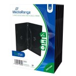 Mediarange box35 - 4 boîtier dvd 4 disques noir plastique 120 mm 136 mm Mediarange box35 - 4 boîtier dvd 4 disques noir plastique 120 mm 136 mm