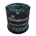 Mediarange - mr470 - dvd + r dl - 85 go - 100 pices - 8x - bote  gteaux