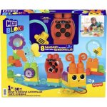 Mega bloks - coffret de train et animaux - jouet de construction - 1 an et + hkn44