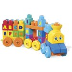 Mega bloks - le train de lalphabet - jouet de construction - 12 mois et + fwk22