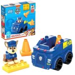 Mega bloks - vehicule de police pat patrouille - briques de construction - ds 3 ans