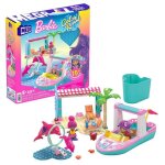 Mega construx - barbie - nage avec les dauphins - jouet de construction - 5 ans et +