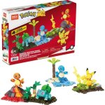 Mega construx pokmon - hfg05 - equipe de la rgion de kanto - ensemble 4pcs figurines articules  construire ...