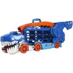 M�ga transporteur t - rex supr�me hot wheels camion dinosaure se transformer en t - rex avec piste de ...