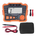 Mgohmmtre numrique tbest - testeur disolation de rsistance de terre lectrique - orange