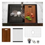 Meje 762 x 508 cm vier de cuisine de poste de travail de ferme - evier timbre - avant  tablier simple ...