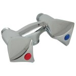 Robinetterie sanitaire - mélangeur évier ou bain - douche entraxe 110mm - m15 / 21 m20 / 27 Robinetterie sanitaire - mélangeur évier ou bain - douche entraxe 110mm - m15 / 21 m20 / 27