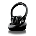 Meliconi - casque tv analogique et numrique hp digital plus - sans fil avec station daccueil - noir ...