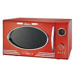 Melissa 16330129 - four à micro - ondes électronique avec gril 23l 800 w rouge métallique Melissa 16330129 - four à micro - ondes électronique avec gril 23l 800 w rouge métallique