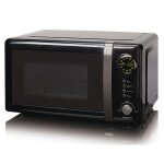 Melissa 16330132 - micro - ondes rtro 700w avec une capacit de 20 litres - noir