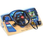 Melissa & doug tableau de bord interactif vroom & zoom bois junior