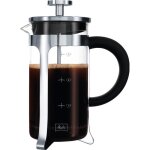 Melitta cafetière à piston micro - ondable premium en verre et inox 3 tasses Melitta cafetière à piston micro - ondable premium en verre et inox 3 tasses